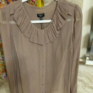 Classic and sophisticated Talbots Silk Blouse with adjustable Straps Cami